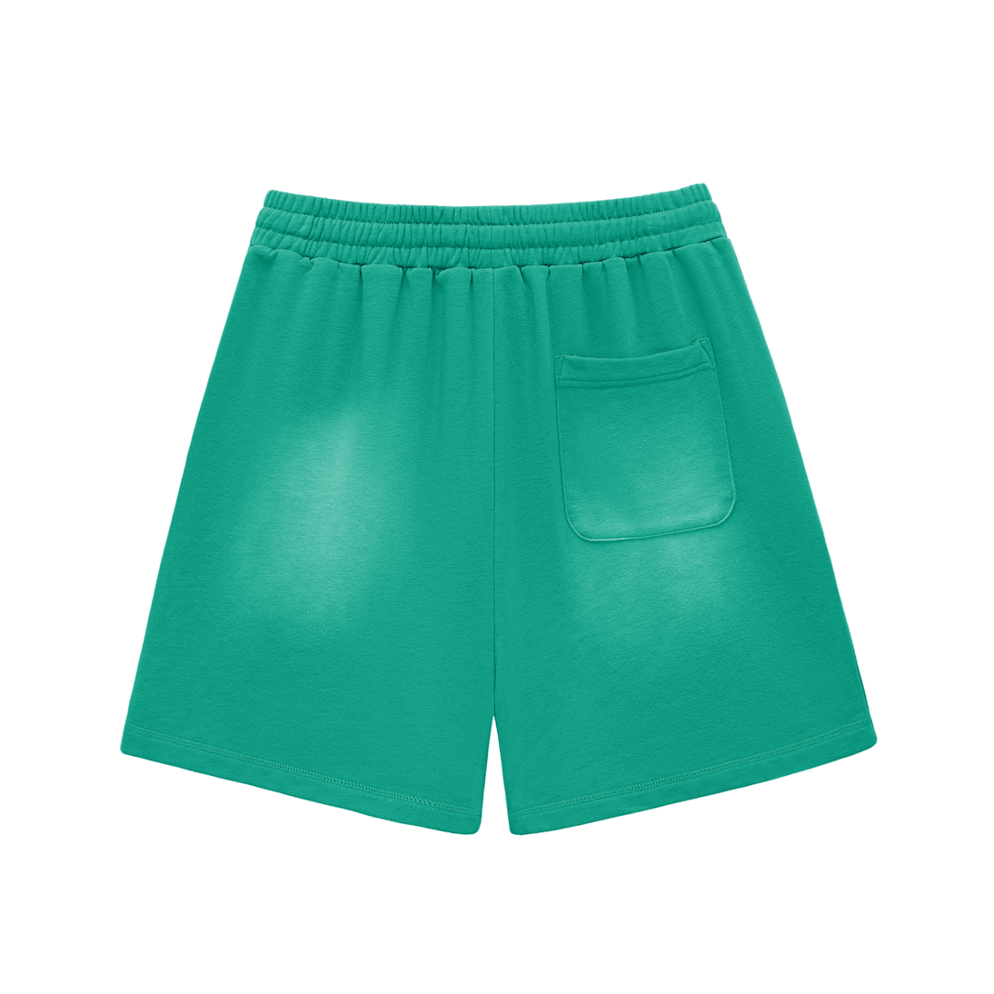 TRAPJUMP ISEETIME Sun Fade Raw Edge Cotton Shorts