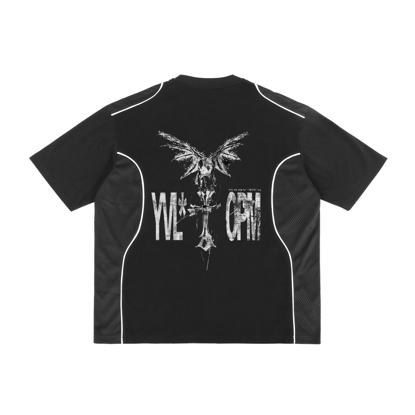 OPIUM Contrast Piped Panel T-Shirt