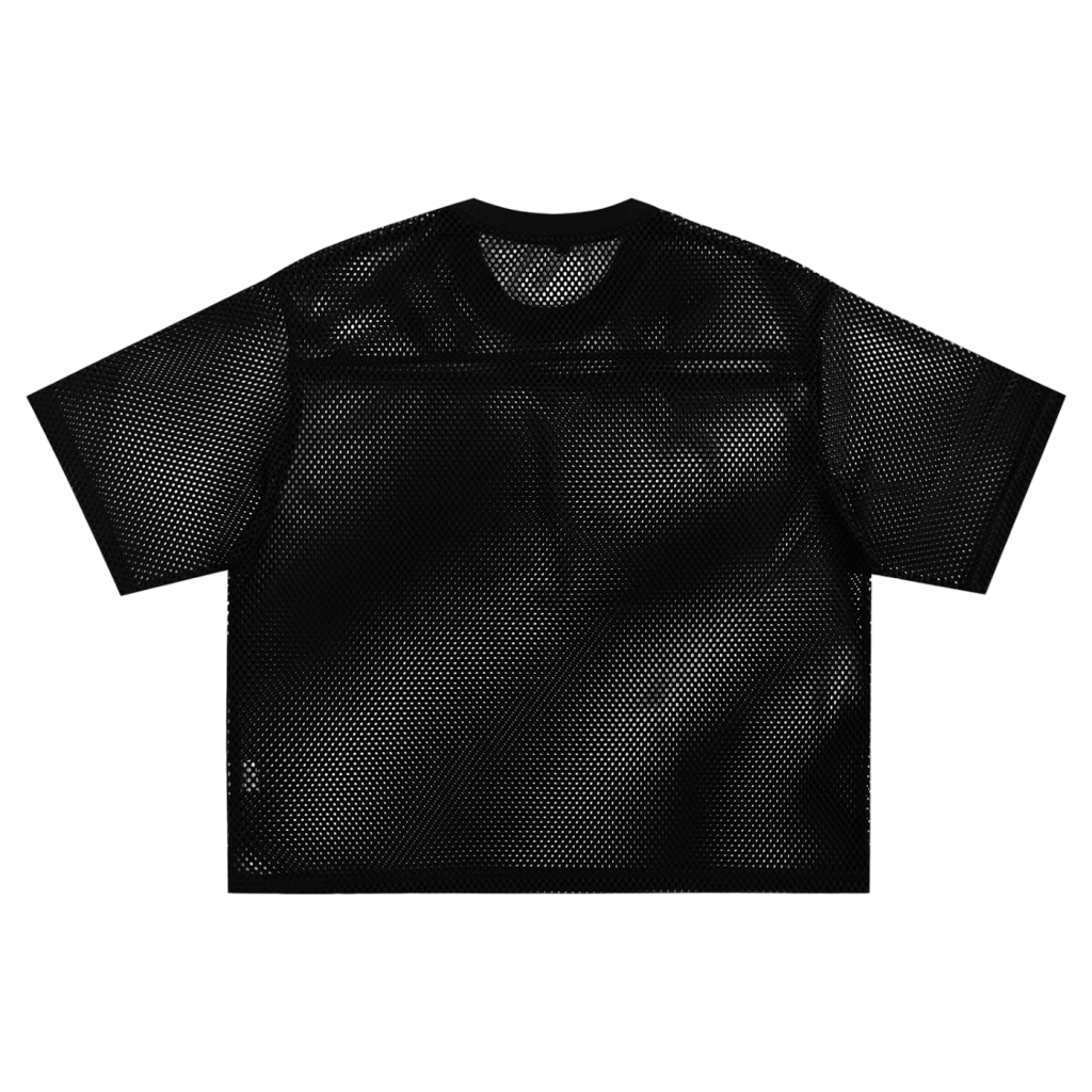 ISEEtrought Boxy Net Tee