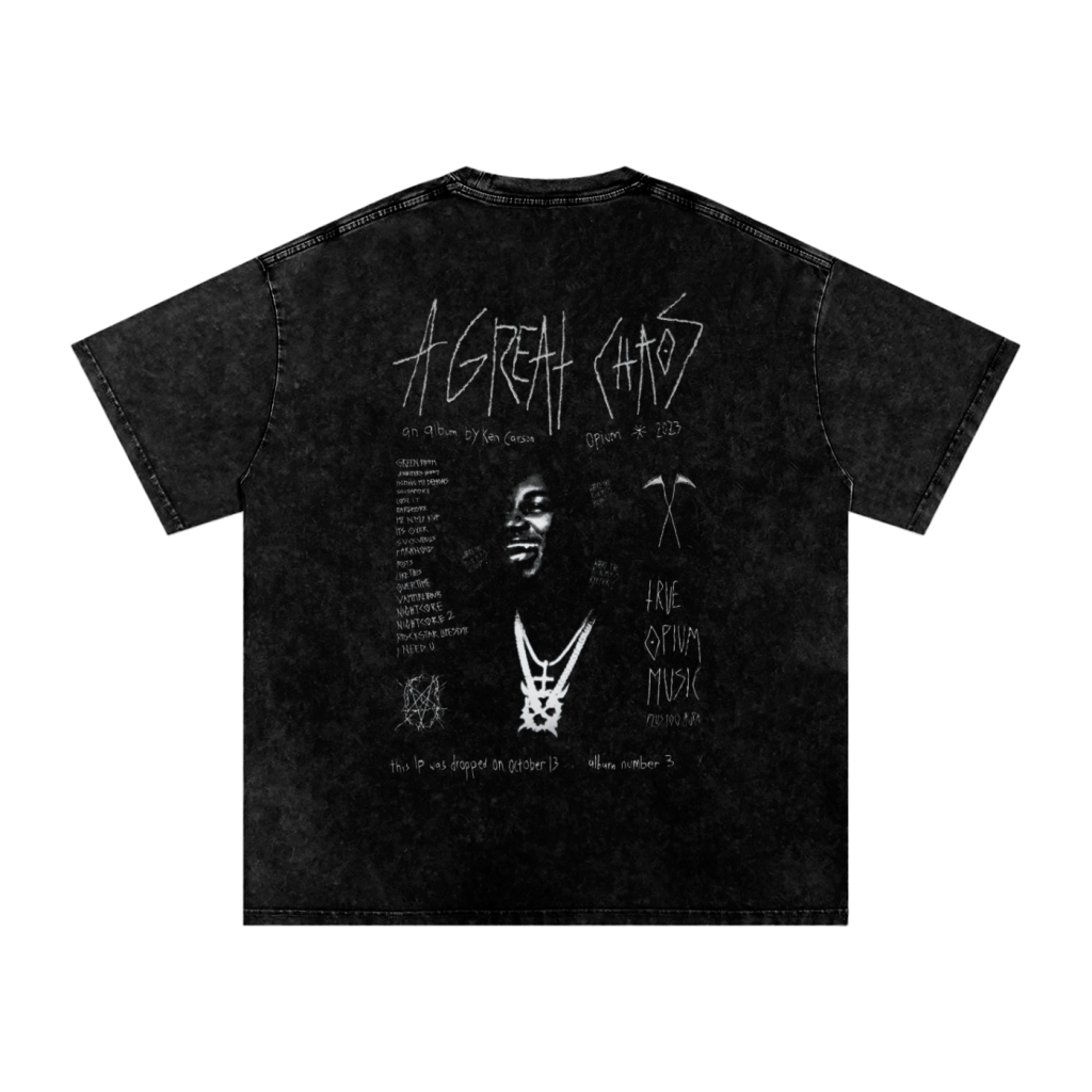 AGC Snow Washed Oversized Cotton T-Shirt