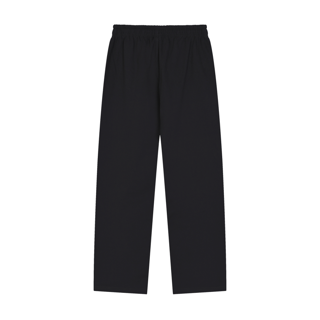 Opium Bowl Solid Color Straight-Leg Sweatpants