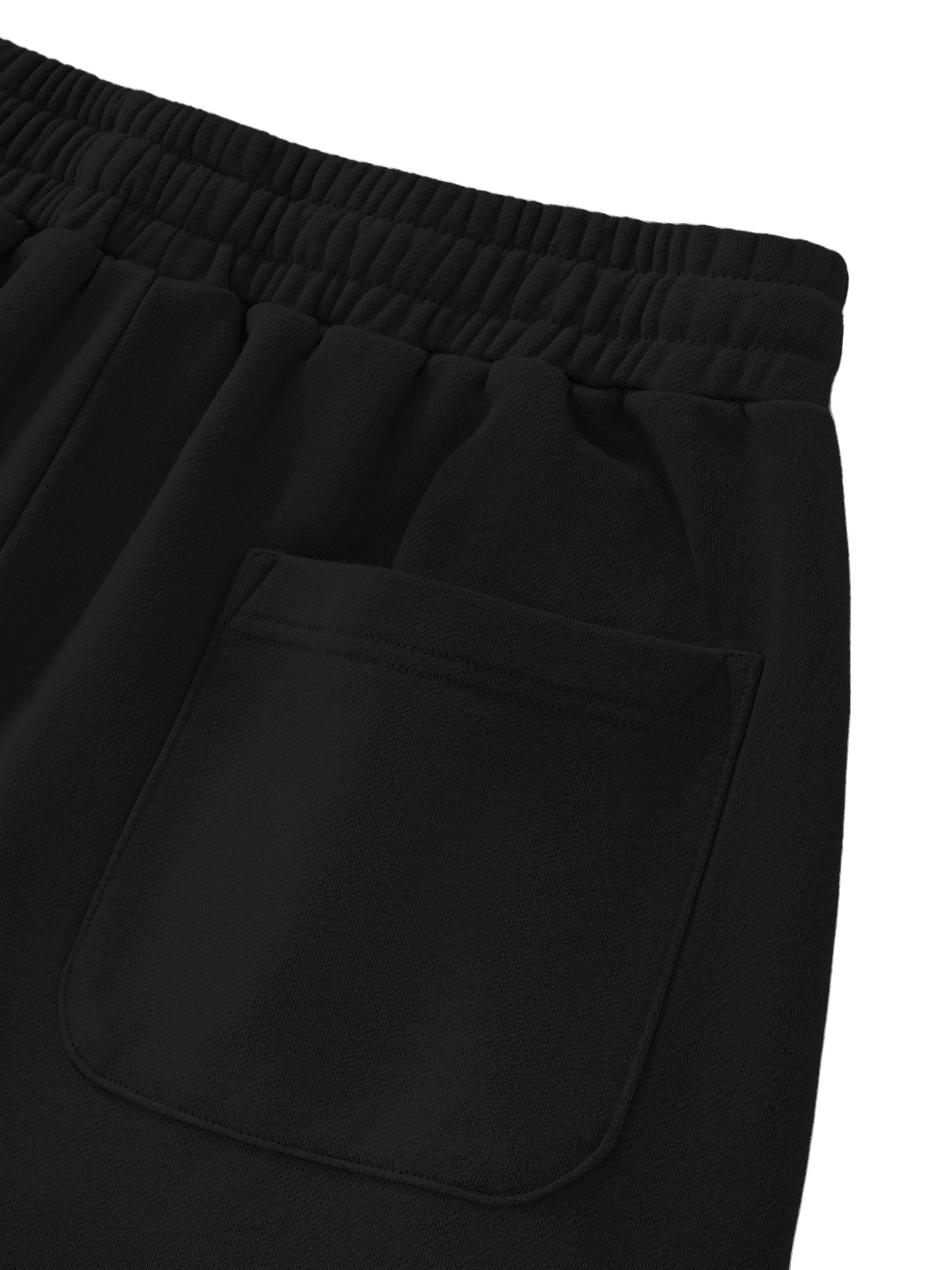 TRAPJUMP ISEETIME Sun Fade Raw Edge Cotton Shorts
