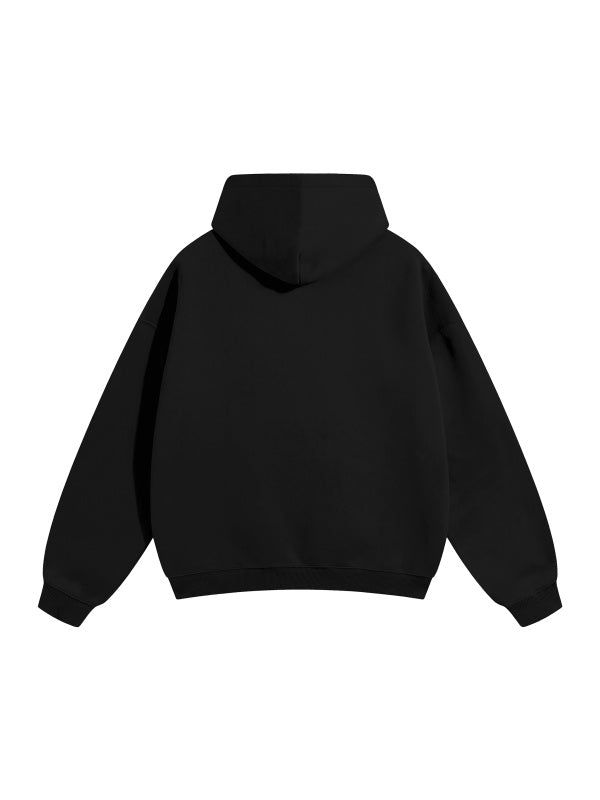 Blank Oversize Fleeced Hoodie