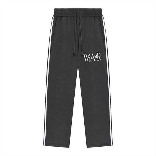 ƎWI⊥⅄ƆI Snow Washed Contrast Tape Sweatpants