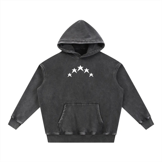 JAYDEN CAUVIER X ICYTIME Snow Wash Oversized Hoodie