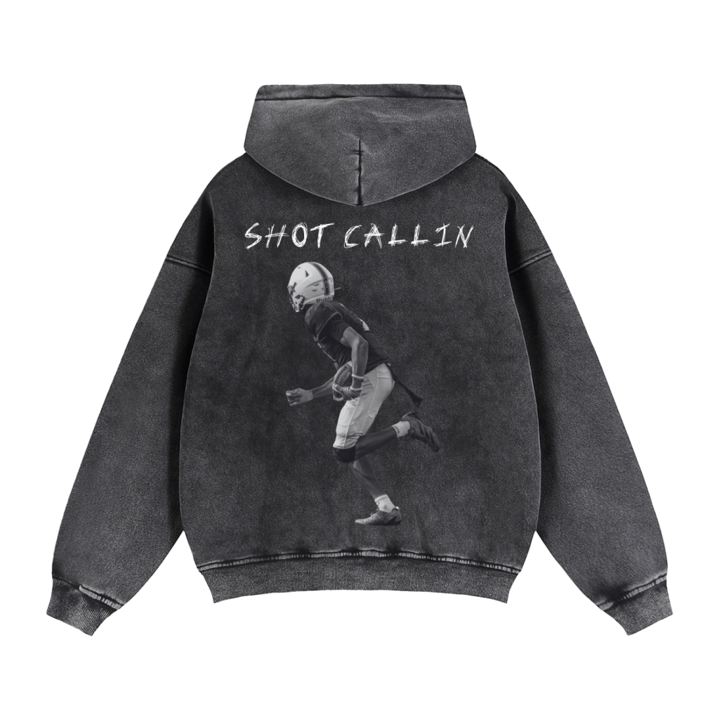 JAYDEN CAUVIER X Zip-Up Boxy Fleece Hoodie