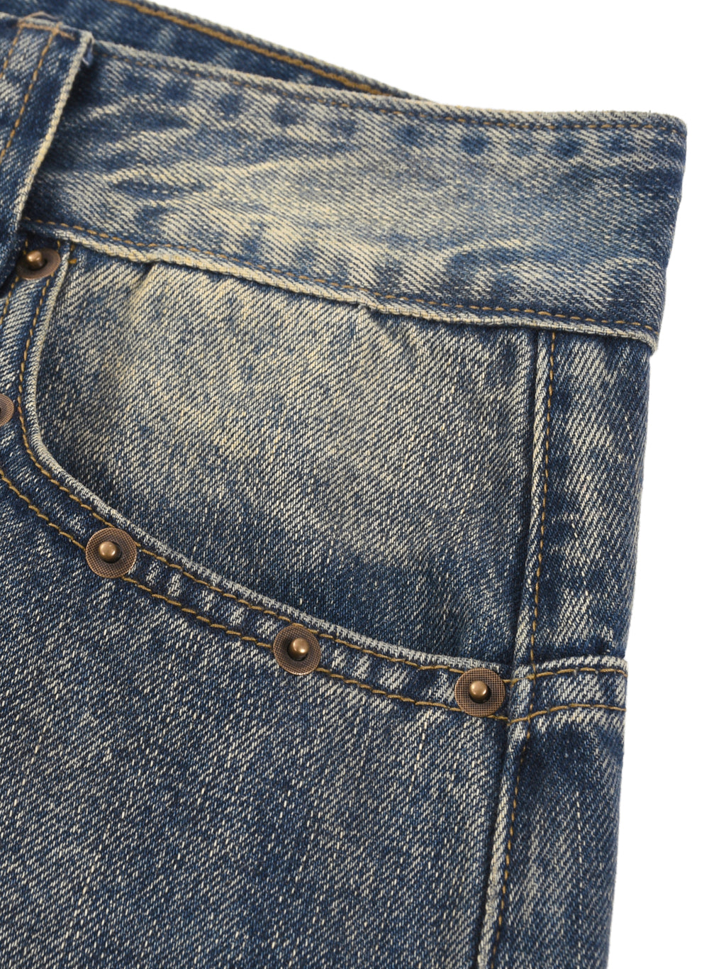 Blank Vintage Wash Baggy Denim Shorts