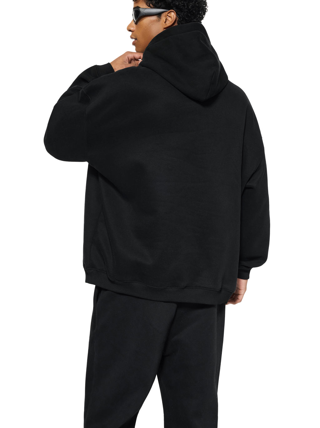 Blank Oversize Fleeced Hoodie