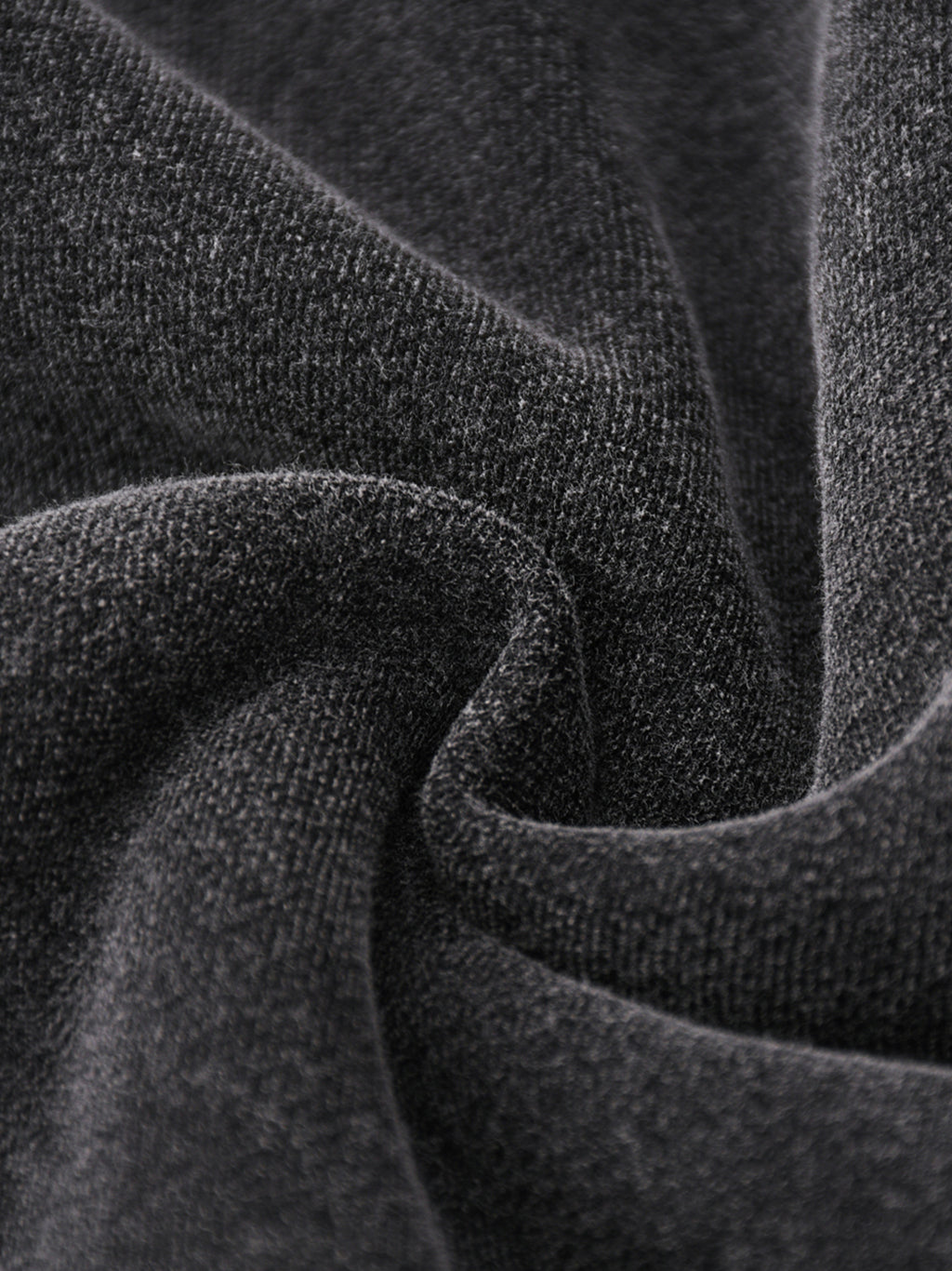Blank Zip-Through Boxy Fleece Hoodie