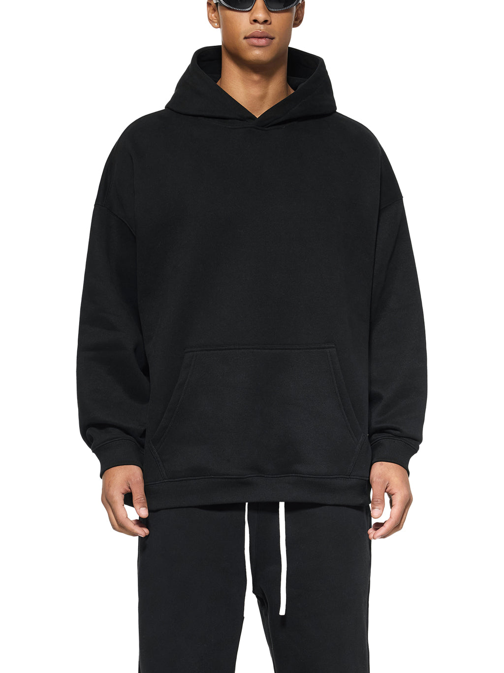 Blank Oversize Fleeced Hoodie