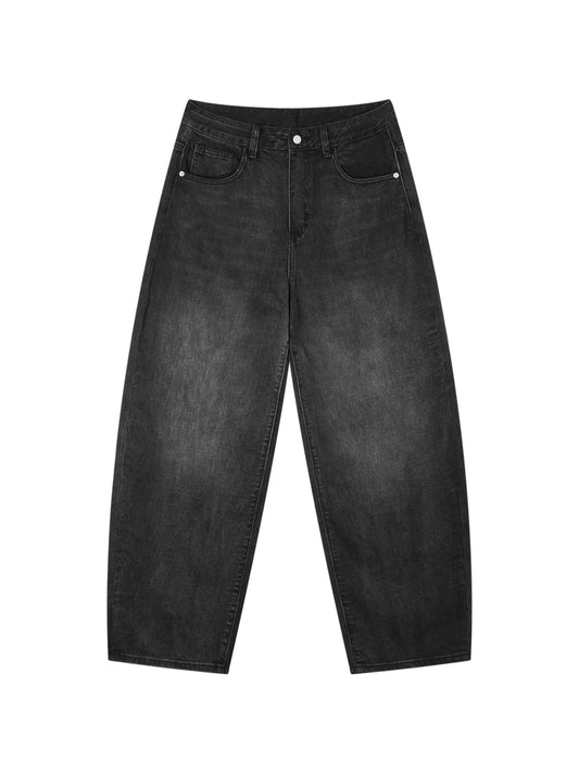 Blank Sunfade Vintage Wash Barrel Jeans