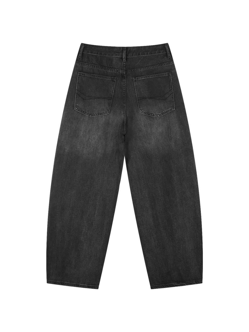 Blank Sunfade Vintage Wash Barrel Jeans