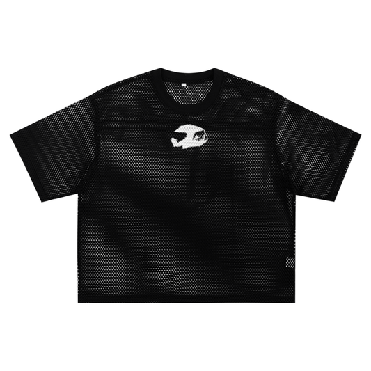 ISEEtrought Boxy Net Tee