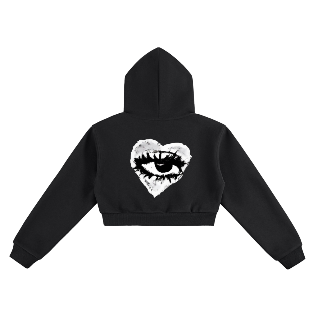 EyE For EyE Essential Cropped Hoodie
