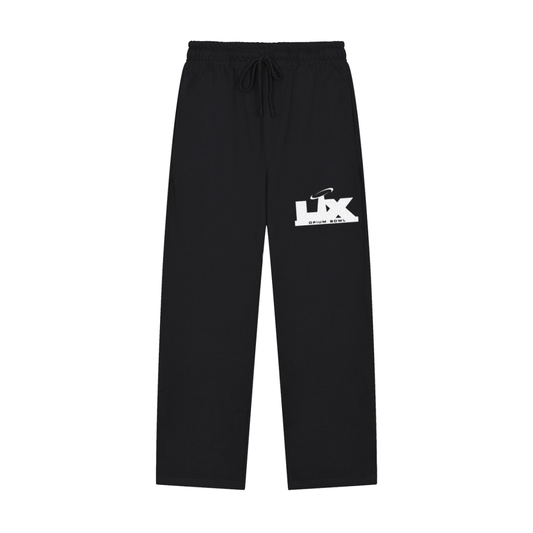 Opium Bowl Solid Color Straight-Leg Sweatpants
