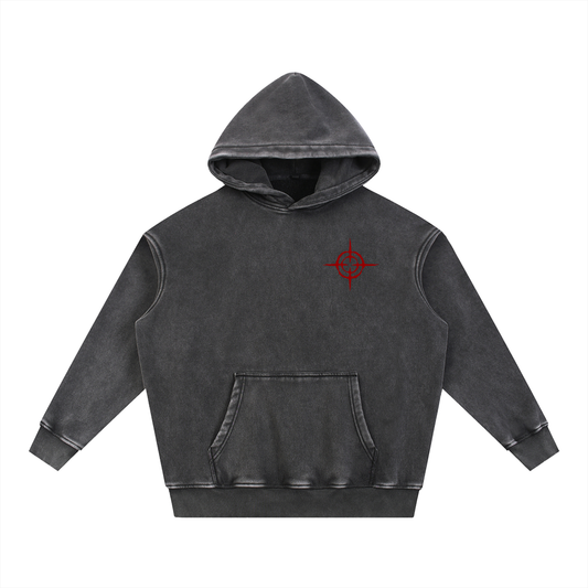 RJ X ICYTIME Snow Wash Oversized Hoodie