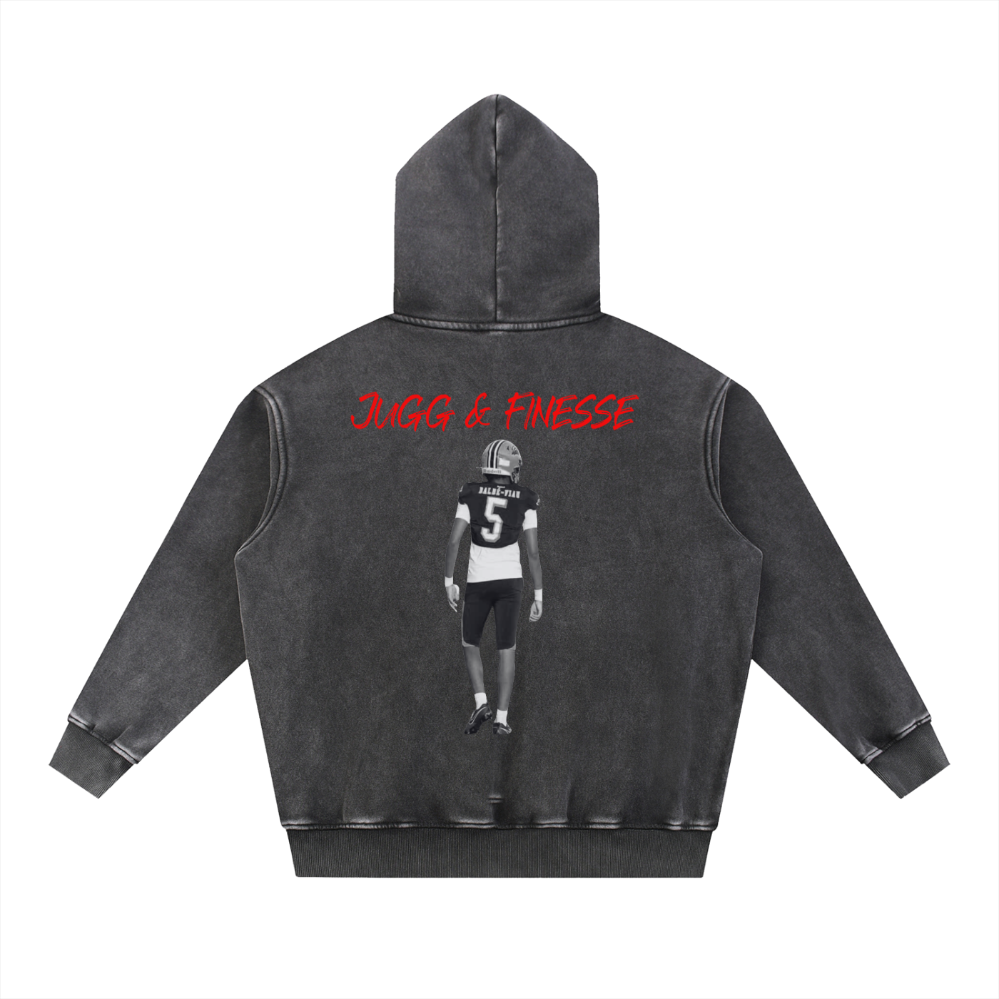 RJ X ICYTIME Snow Wash Oversized Hoodie