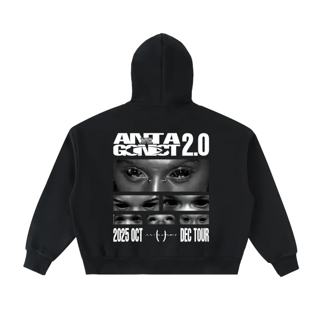 Antagonist 2.0 Fleeced Full-Zip Boxy Hoodie